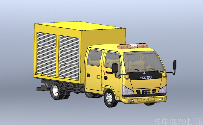 工程卡车3D建模设计